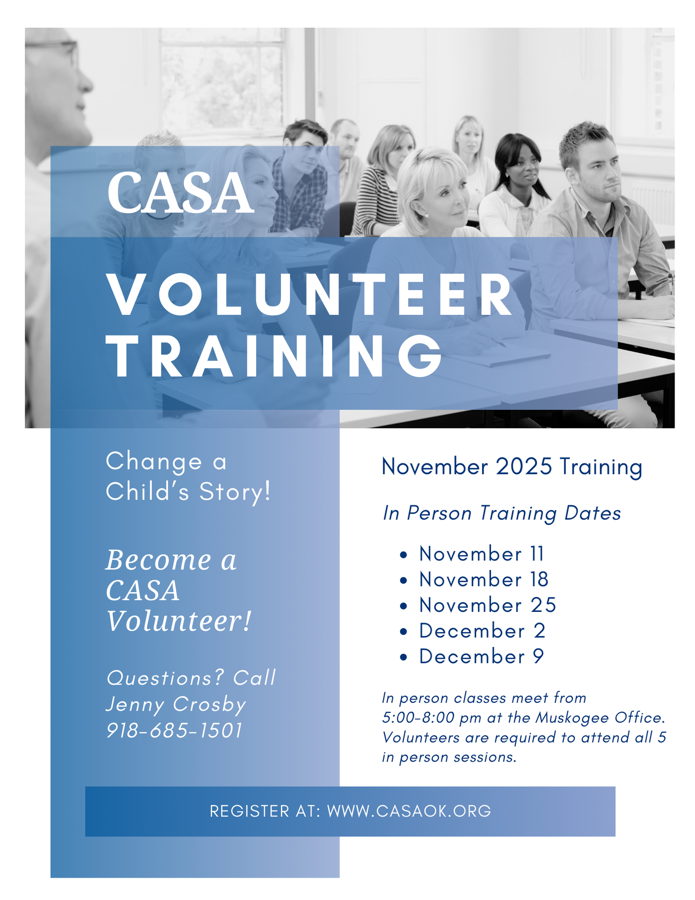 November 2025 - Volunteer Pre Service Training